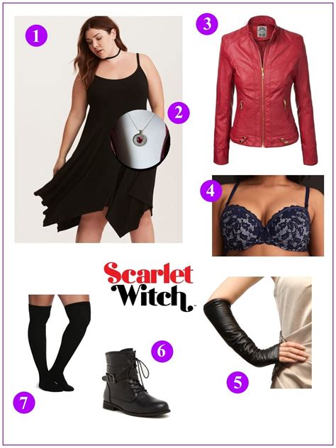 Scarlet Witch Plus Size Casual Cosplay Plus Size Nerd Marvel