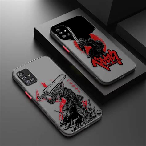 Capa De Celular Fosca Estampa De Anime Berserk Para Samsung Galaxy A73