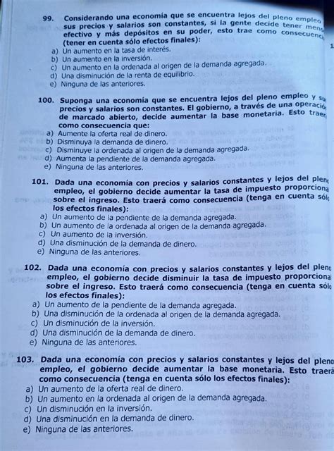 SOLUTION Macroeconomía ejercicios con respuesta del modelo clásico y