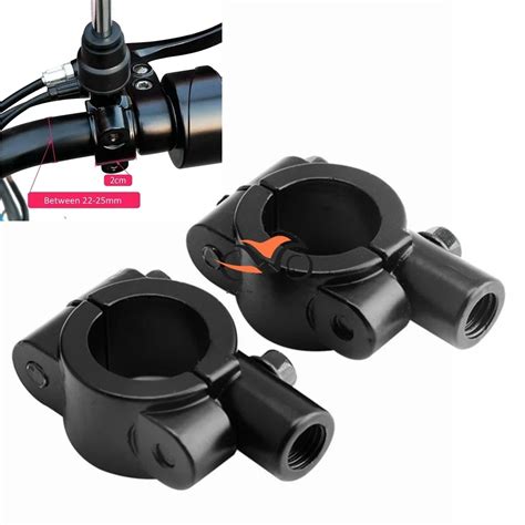 Handlebar Mirror Adapter Mount Holders Bracket Clamp 8mm 10mm Universal