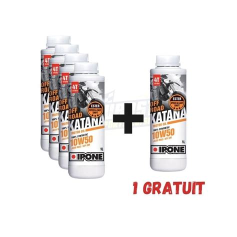 Pack Ipone Huile Moteur Katana Off Road W Gratuit Pour Beta