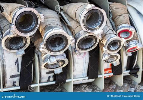 Fire And Rescue Equipment In A Fire Truck Editorial Stock Image Image