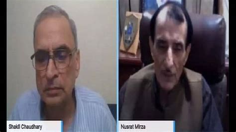 Pakistan Pakistani Columnist Nusrat Mirza Claims He Passed Information