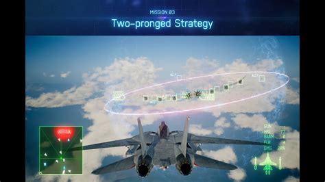 ACE COMBAT Mission 3 Two Pronged Strategy Gameplay Pc YouTube