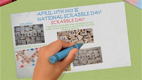 National Scrabble Day April 13th 2022 Youtube