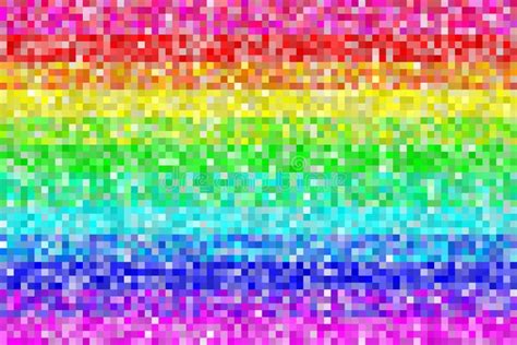 4+ Seamless pixel rainbow background Free Stock Photos - StockFreeImages