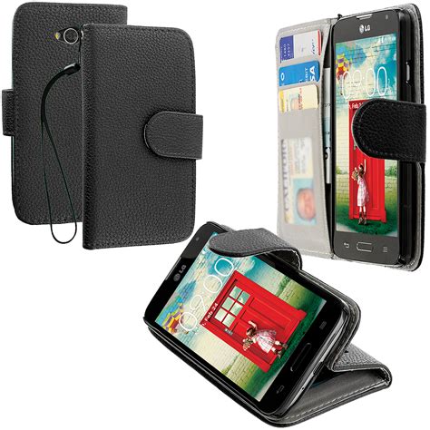 For LG Optimus L70 Wallet Flip Pouch Case Cover Card Holder Color EBay