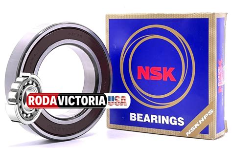 NSK 6011 DDU CM Deep Groove Ball Bearing Rubber Sealed 55x90x18 Mm