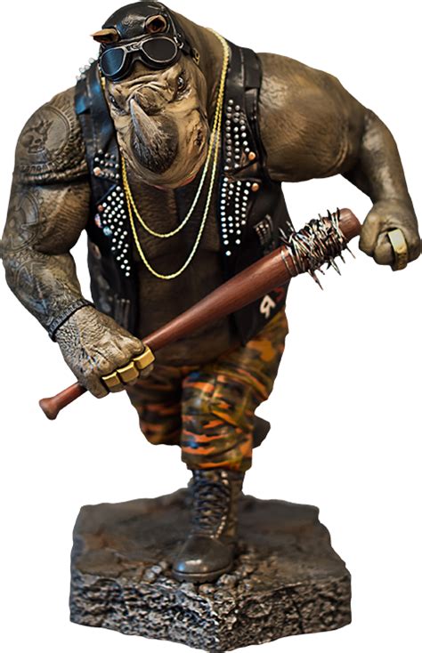 Rocksteady Statue Bebop And Rocksteady Tmnt Characters Turtle Names Gamers Anime People News