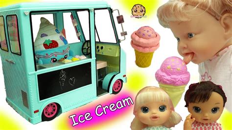 Babysitting 3 Magical Scoops Baby Alive Babies Eat From Doll Ice Cream ...