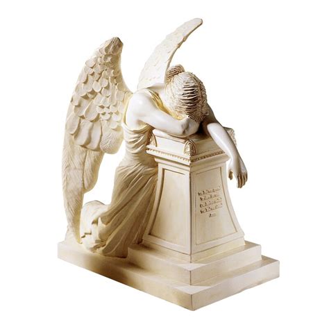 Design Toscano Angel of Grief Monument Figurine & Reviews | Wayfair