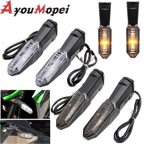 Led Rear Turn Signal Indicator Light For Kawasaki Z1000sx Er6n Er6f Ninja 650 400 300 Zx6r