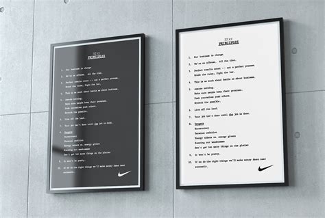 Phil Knight Principles Manifesto Nike Poster Inspired By Etsy