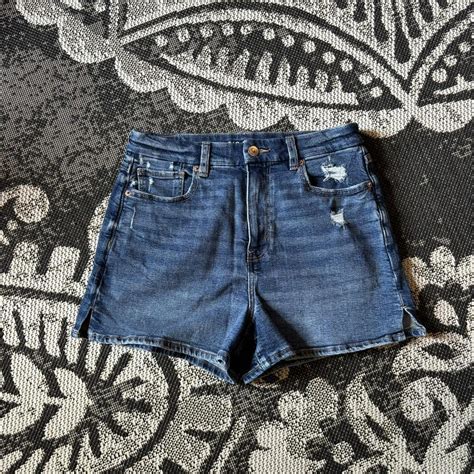 American Eagle Curvy Mom Dark Blue Jean Denim Depop