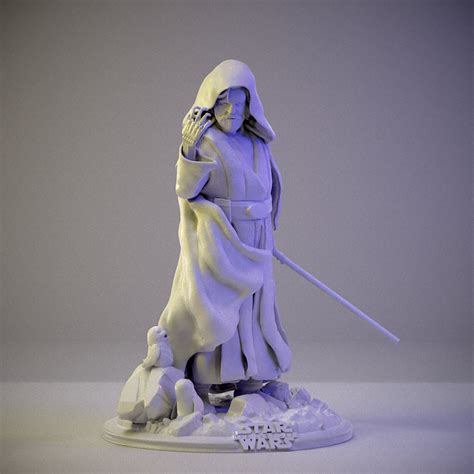 Star Wars Luke Skywalker 3d Model3d Printed Stl File For 3d Etsy