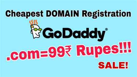 How To Register Com Domain In 99 Rupes On Godaddy In Hindi Cheapest