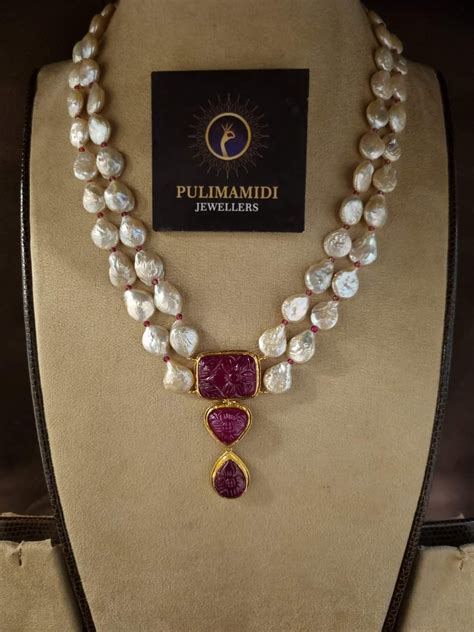 Pin By Rs Passion On Pearl Design Gold Jewelry Fashion Pearl Jewelry