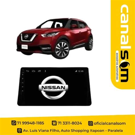 Central Multim Dia Nissan Kicks E Versa Android Pol Waze Netflix Tv