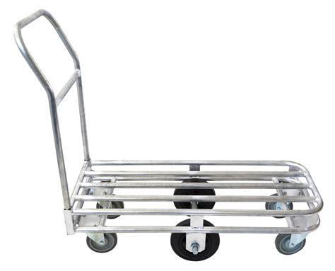 Galvanised Stock Trolleys Single Deck Tube Stock Trolley