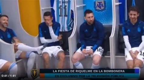 El Gesto De Lionel Messi Cuando El Coco Basile Ech A Sofi Mart Nez Del