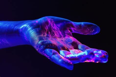 Premium Photo Uv Light Shows Importance Of Hand Washing For Hygiene