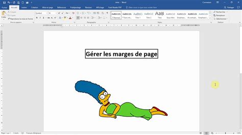 Comment gérer les MARGES de page dans WORD Cours Word gratuit YouTube