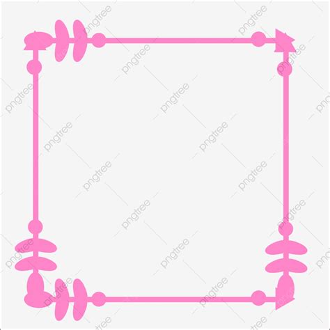 Pink Border Vector at Vectorified.com | Collection of Pink Border ...