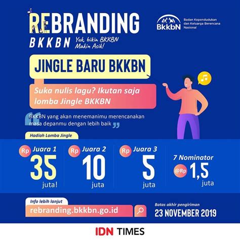 Lomba Rebranding Logo Tagline Jingle Bkkbn Institut Teknologi Dan