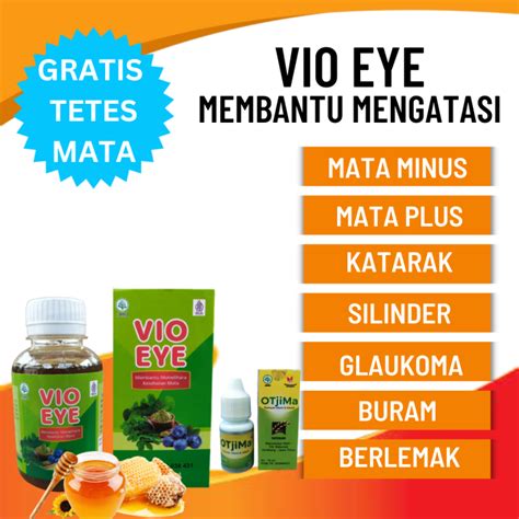 Jual Madu Vio Eye Gratis Herbal Otjima Obat Mata Minus Vio Eye Madu