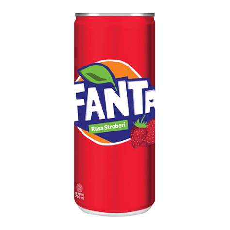 Fanta Minuman Soda Strawberry Kaleng 250ml Lazada Indonesia