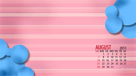 .: August 2011 Calendar!