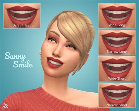 Sims 4 Realistic Teeth