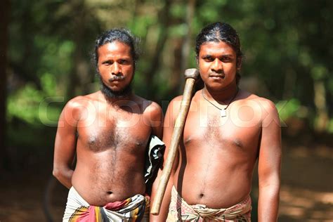 Aborigines Of Sri Lanka Vedda Tribe Stock Image Colourbox