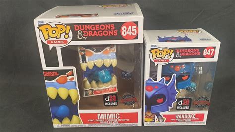 Unboxing Mimic Warduke Dungeons Dragons Special Edition Funko Pop