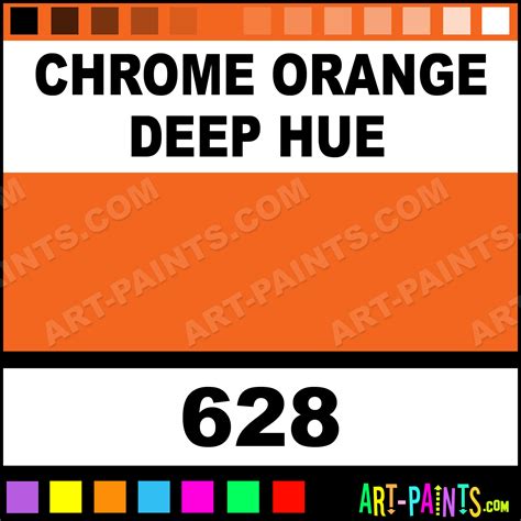 Chrome Orange Deep Hue Georgian Oil Paints Chrome Orange Deep