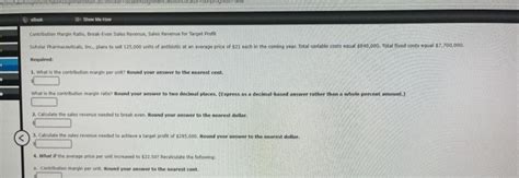 Solved EBook Show Me How Contribution Margin Ratio Chegg