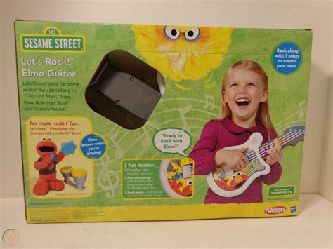 Sesame Street Hasbro Playskool Elmo Guitar In Original Box 2011