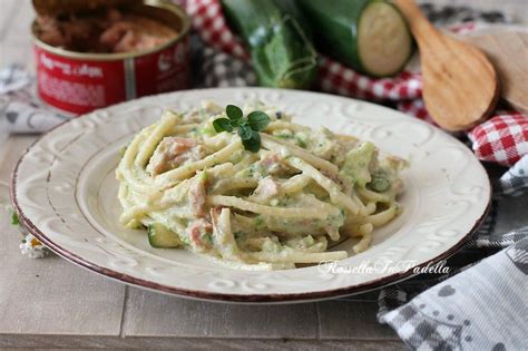 Pasta Cremosa Tonno E Zucchine Primo Piatto Semplice Veloce E Gustoso