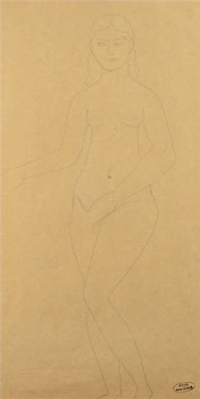 Andr Derain Standing Nude Mutualart