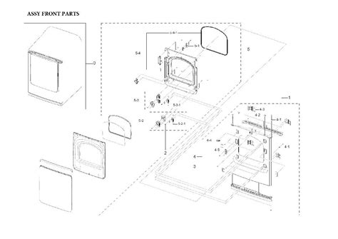 Samsung Dve54r7600c A3 Dryer Replacement Parts Oem