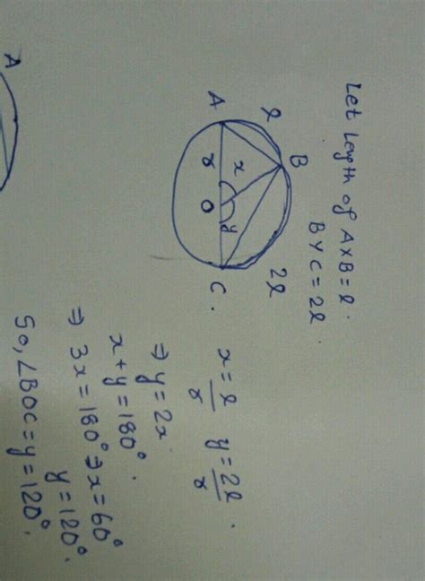 In The Figure Given Alongside AOB Is A Diameter Of The Circle And AOC