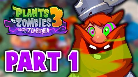 Plants Vs Zombies 3 Welcome To Zomburbia Gameplay Walkthrough Part 1