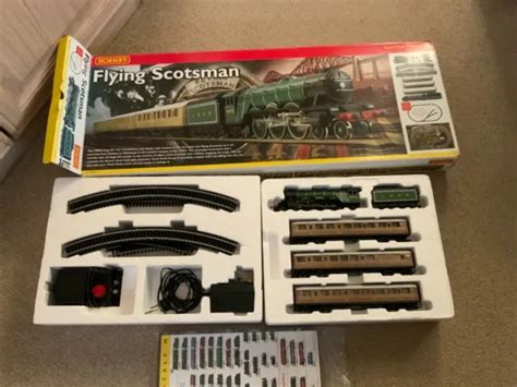 Hornby R The Flying Scotsman Electric Train Set Picclick Uk