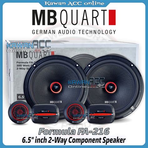 MB Quart Formula 6 5 Inch Component 2 Way Speaker 100 Original FA