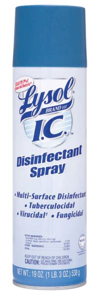 Lysol I C Disinfectant Spray 19oz Dc Dental