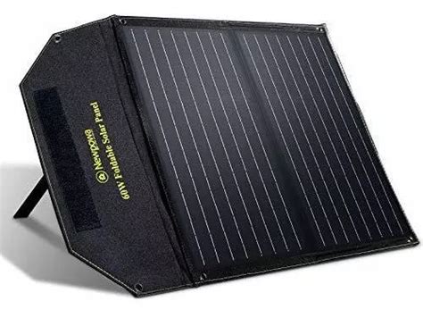 Newpowa 60w Cargador De Panel Solar Plegable Monoceldas Meses sin interés