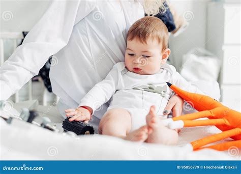 Little Child is Playing with a Red Fox Stock Image - Image of lifestyle ...