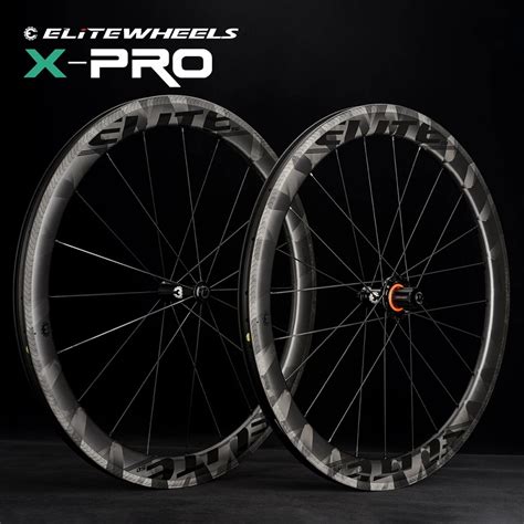 Elitewheels Pro X Weave Carbon Wheelset Ceramic Bearing Or Normal Hub