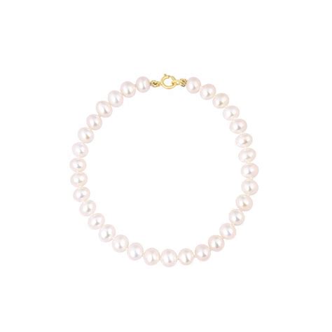 Bracelet En Or Et Perles De Culture Eau Douce Bracelet Femme