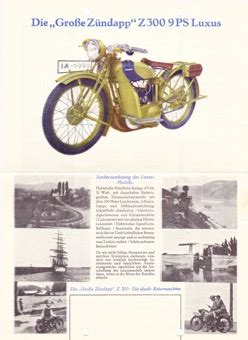 Prospekte 1929 0012 Z300 Zündapp archive